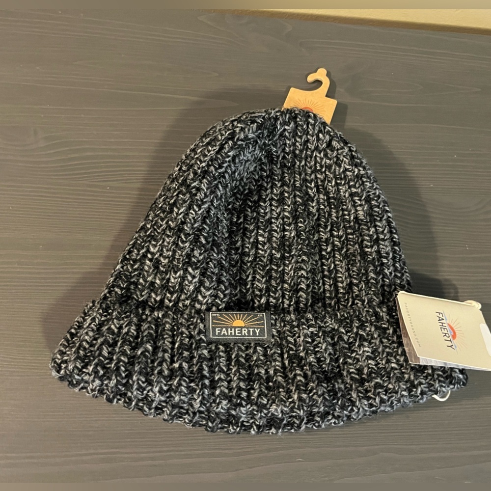 Faherty Chunky Ribbed Watch Cap NEW